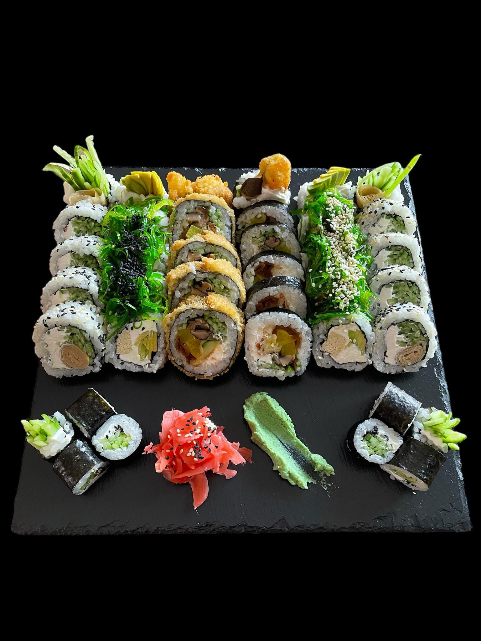 Łódzkie sushi - zestaw vege